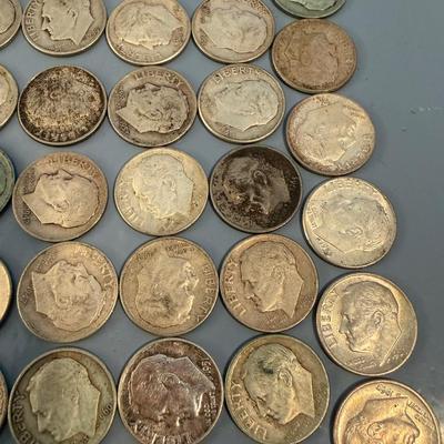 HUGE LOT 95 Roosevelt Silver Dimes All Pre 1965