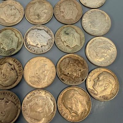 HUGE LOT 95 Roosevelt Silver Dimes All Pre 1965