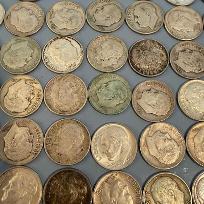 HUGE LOT 95 Roosevelt Silver Dimes All Pre 1965