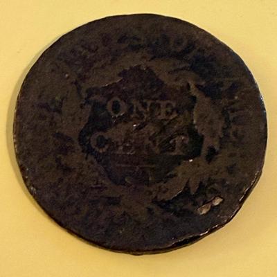 TWO Early Large Cents Dates Unkown