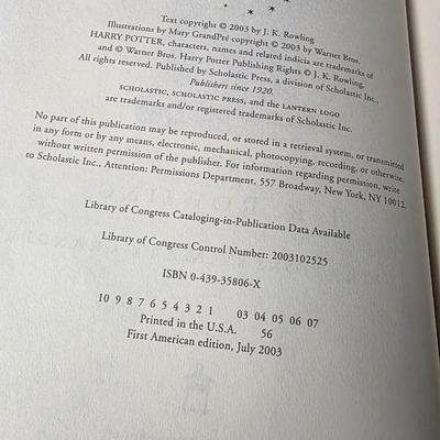 Harry Potter and the Deathly Hallows – Hardcover First American Edition First Printing