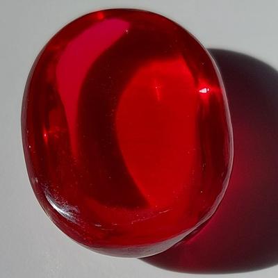 GIA CERTIFIED LAB GROWN RUBY 74.98 CT