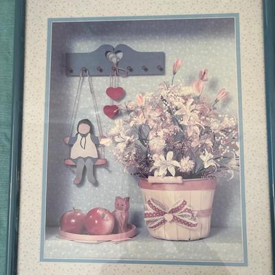 Sale Photo Thumbnail #574: Blue frame 16 x 20 gold frame 17 x 21