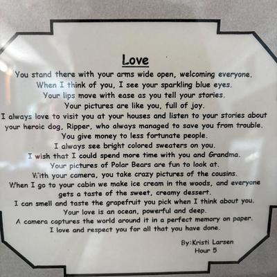 Sale Photo Thumbnail #579: Floral 18 x 16, love 12 x 11 dream 12 x 12