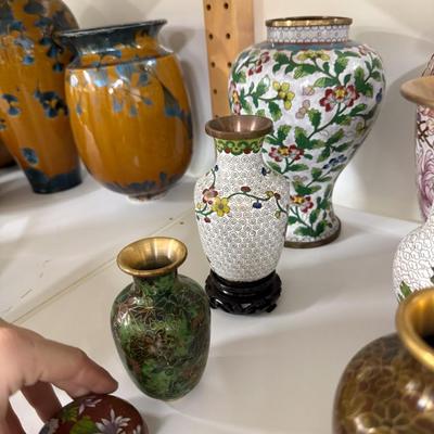 Sale Photo Thumbnail #552: Napkin rings, vases