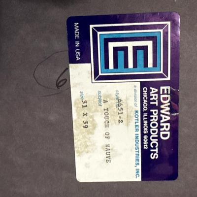 Sale Photo Thumbnail #625: 37.5 x 30. The wire for hanging is broken, so will need to be replaced