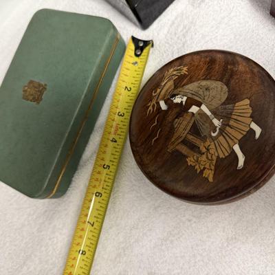 Nice lot of clean Asian Style Jewelry & Trinket Boxes