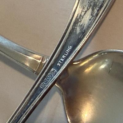 Sterling Lot - Flatware / Table Setting Items - Monogrammed or Mismatched 306g