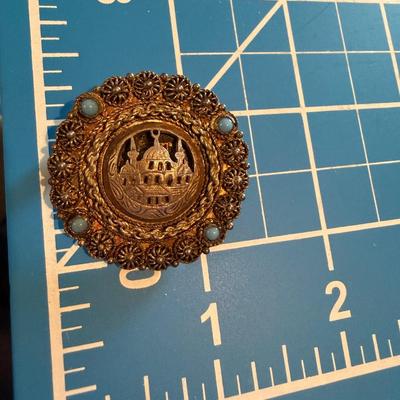 900 Silver Middle Eastern Brooch
