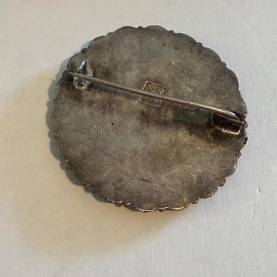 900 Silver Middle Eastern Brooch