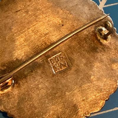 900 Silver Middle Eastern Brooch