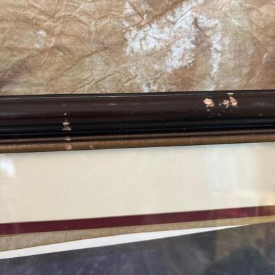 Sale Photo Thumbnail #653: Falcon 21x25.5. Girl 30.5x25. Girl frame and print need love