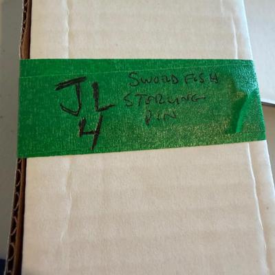 Sterling Billfish Pin