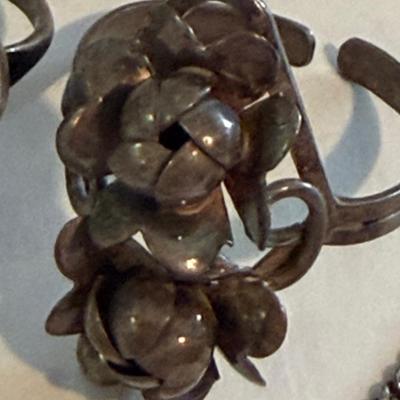 Sterling Jewelry Lot Class Ring Turqoise +++