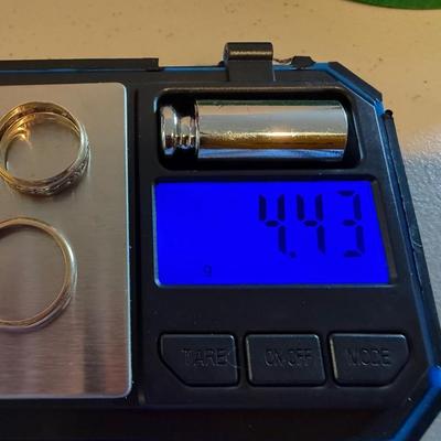 14k Yellow Gold Bands 4.4 grams Size 5&6