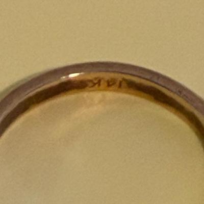 14k Yellow Gold Bands 4.4 grams Size 5&6