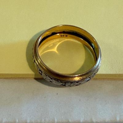 14k Yellow Gold Bands 4.4 grams Size 5&6