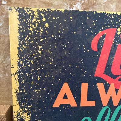 Sale Photo Thumbnail #700: Faith 16 x 16. Life 16 x 23 1/2.