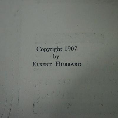 Sale Photo Thumbnail #320: The pages are of thick paper, rough edges , Hard cover with leather spine is very worn and is seperating from the book) most on the lower half , You could put glue on the binding to temporary repair. 
The pages in the inside of the book are bound well and