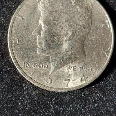 1974-D Kennedy half dollar