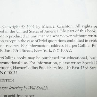 Sale Photo Thumbnail #346: Harper Collins Publisher. 
Conditon the cover dust jacket has slight soiling on the front and a crease in the upper corner . lower in the spine of the book there is a crease 'not bad but not perfect. The first few pages have "clipped" edges 5-6 pages? 
Th
