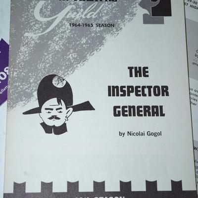 Sale Photo Thumbnail #356: thirteen original playbills from the Madison Theater Guild during the 1960's
The playbills are in very good condition and have the actors listed along with crews and credits. 
Advertising in the playbills are of fun interest alsol
Madison.\, WI history