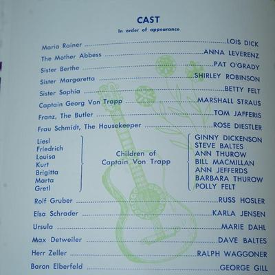 Sale Photo Thumbnail #359: thirteen original playbills from the Madison Theater Guild during the 1960's
The playbills are in very good condition and have the actors listed along with crews and credits. 
Advertising in the playbills are of fun interest alsol
Madison.\, WI history