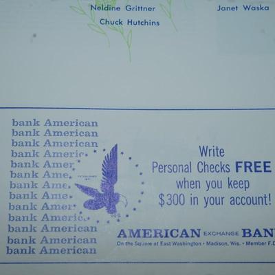 Sale Photo Thumbnail #360: thirteen original playbills from the Madison Theater Guild during the 1960's
The playbills are in very good condition and have the actors listed along with crews and credits. 
Advertising in the playbills are of fun interest alsol
Madison.\, WI history