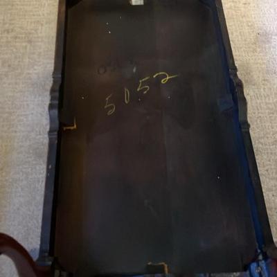 French Provincial Louis XV Style Coffee Table - Walnut, Cabriole Legs