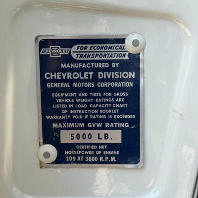 1955 Chevrolet Cameo Carrier Truck - Fully Restored w/60s Corvette 350 under the Hood - 1300 miles Garage Kept