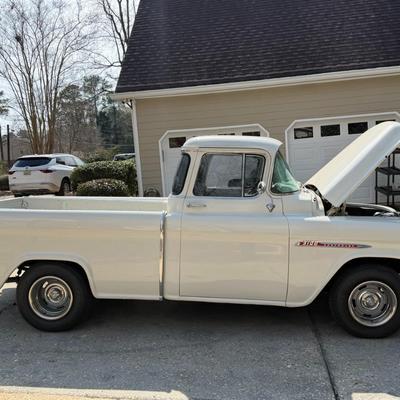 1955 Chevrolet Cameo Carrier Truck - Fully Restored w/60s Corvette 350 under the Hood - 1300 miles Garage Kept