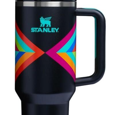 Stanley Quencher Flowstate 40oz Hyper Geo Stainless Steel Tumbler