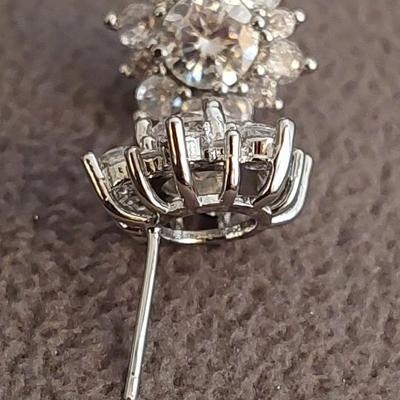 GRA CERTIFIED MOISSANITE Earrings