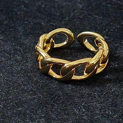 18kt Gold Overlay sterling silver Ring