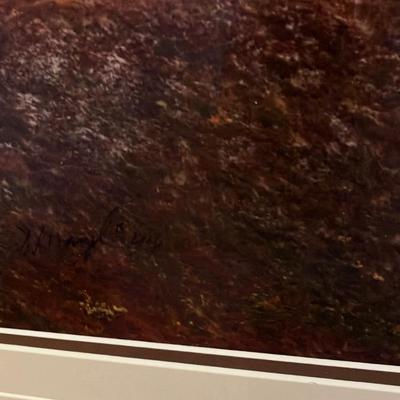 "Blueberries and Grizzly Bears" – Thomas D. Mangelsen Signed Limited Edition 61/1200, Framed