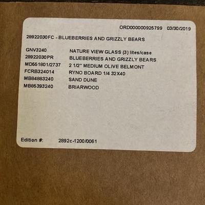 "Blueberries and Grizzly Bears" – Thomas D. Mangelsen Signed Limited Edition 61/1200, Framed