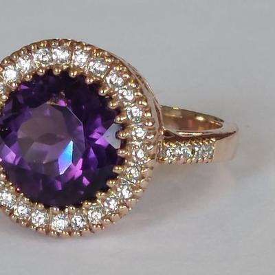 Lab-Created Sapphire Ring