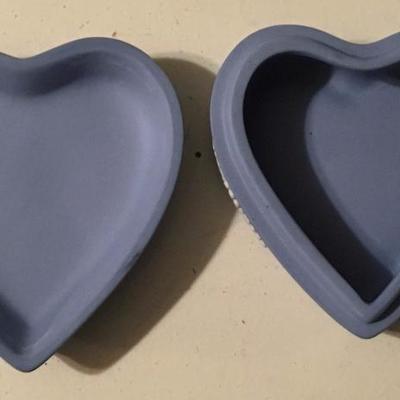 Wedgwood Jasperware Heart Shaped Box 