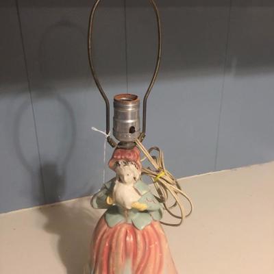 Porcelain Lady Lamp 