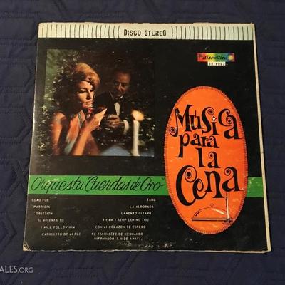 "Musica para la Cena" Record (33)