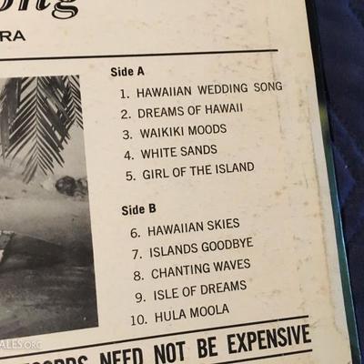 "Hawaiian Wedding Song" Record (33) 