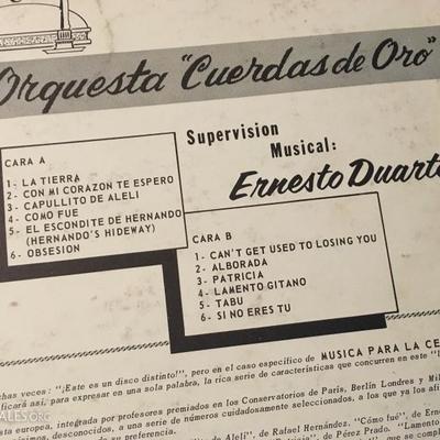 "Musica para la Cena" Record (33)