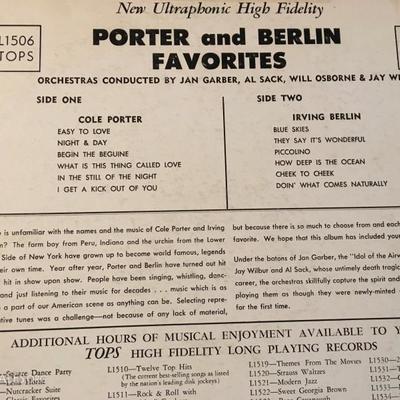 "Porter-Berlin Favorites" Record (33)