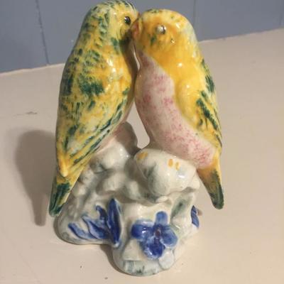 Ceramic Bird Pair Figurine 