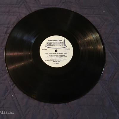 "Sing Along With the Honky Tonks" Honky Tonks, Record (33) 