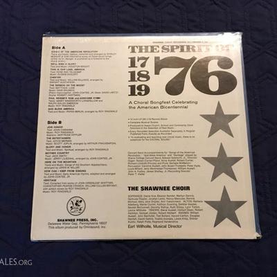 "The Spirit of 76" The Shawnee Choir, Record (33)