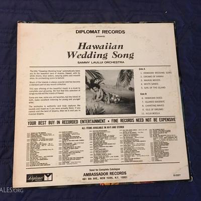 "Hawaiian Wedding Song" Record (33) 