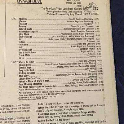 "Hair - The American Tribal Love Rock Musical" Record (33)