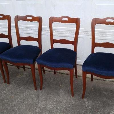 Four Chairs made in Finland circa 1920's