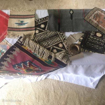 Lot 12 - Textiles, Tapa Cloth, Fish Leather